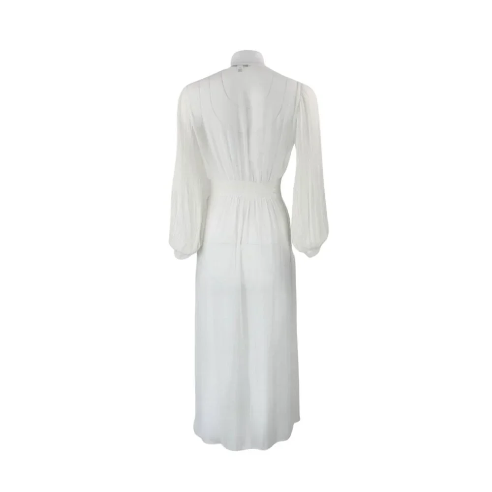 Sheer White Robe - Picture 2 of 3